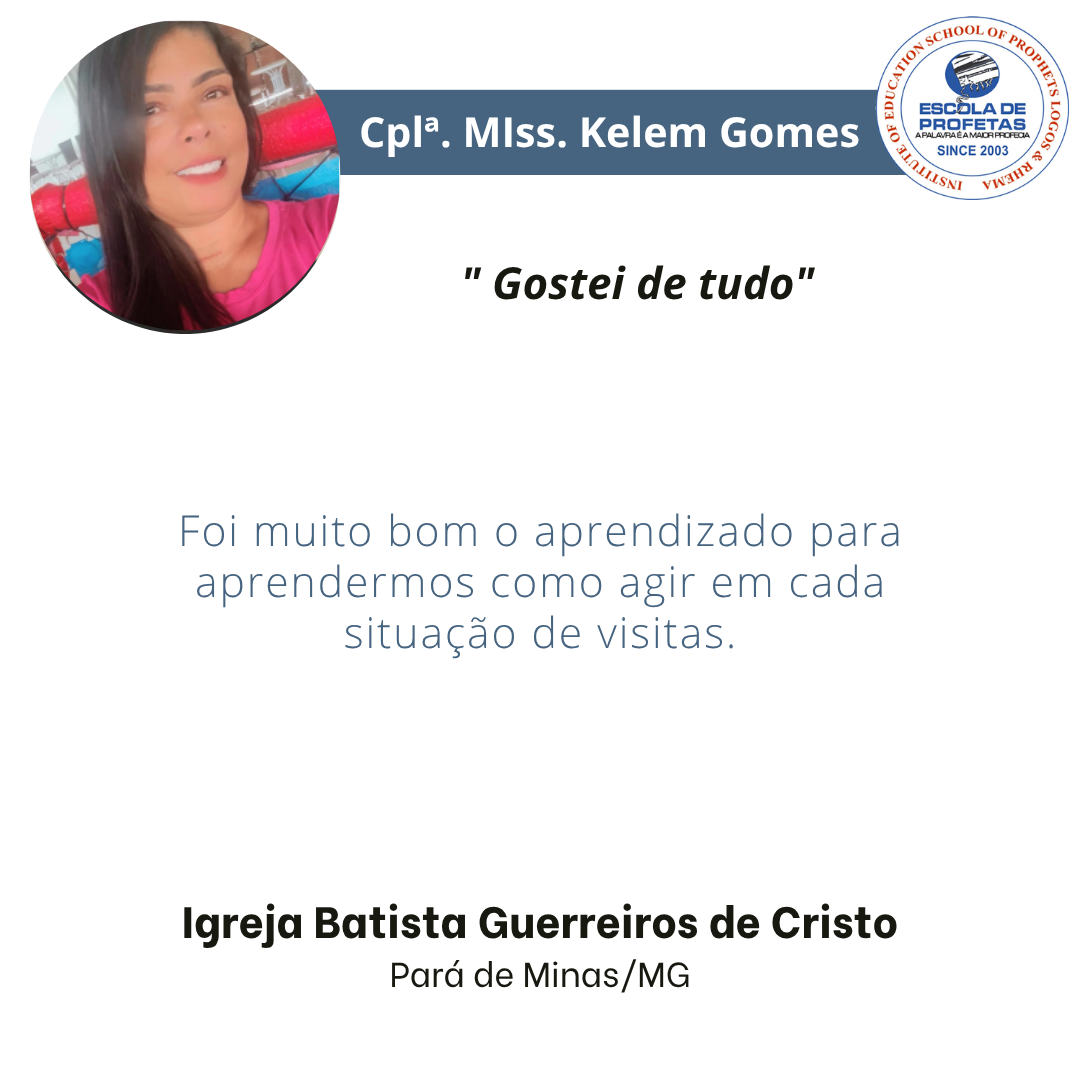 Cplª Kelem Gomes